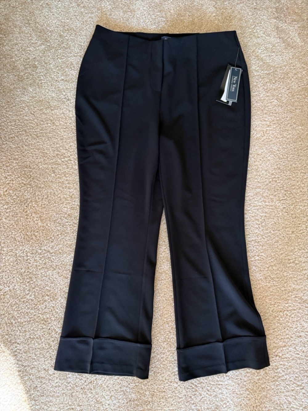New York & Company Black Boot Cut Dress Pants